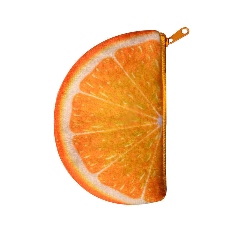 کیف پول دخترانه طرح پرتقال کد 01