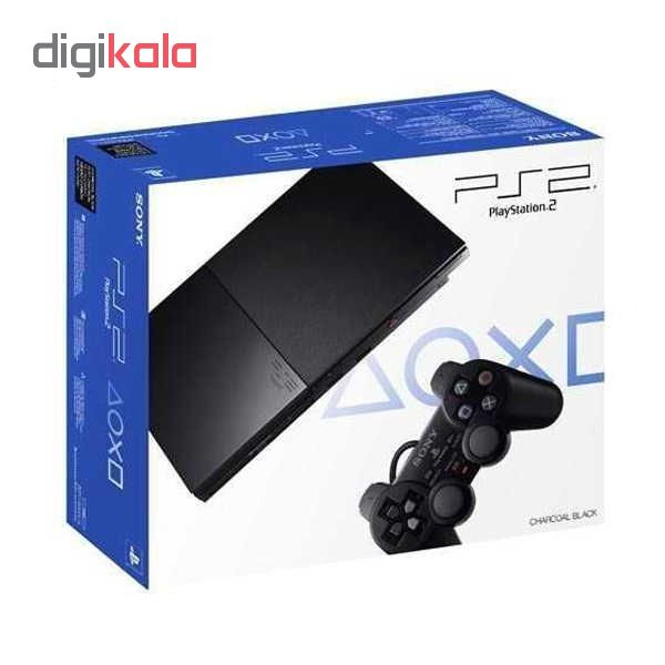 کنسول بازی پلی استیشن 2 سونی مدل  Scph-90006 به همراه 1 عدد بازی
