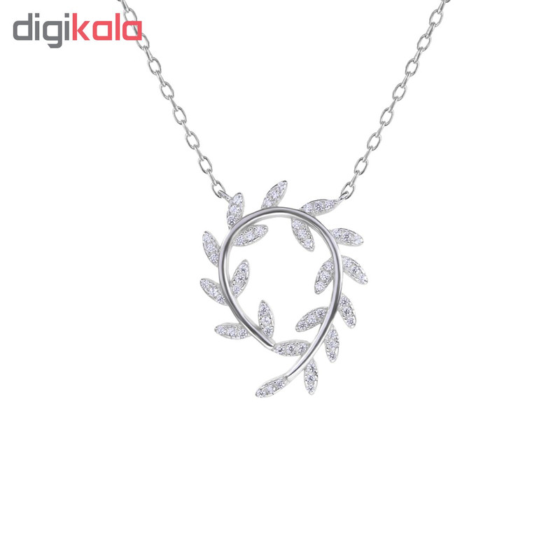 گردنبند نقره زنانه اقلیمه کد GN355 گردنبند نقره زنانه اقلیمه کد GN355
