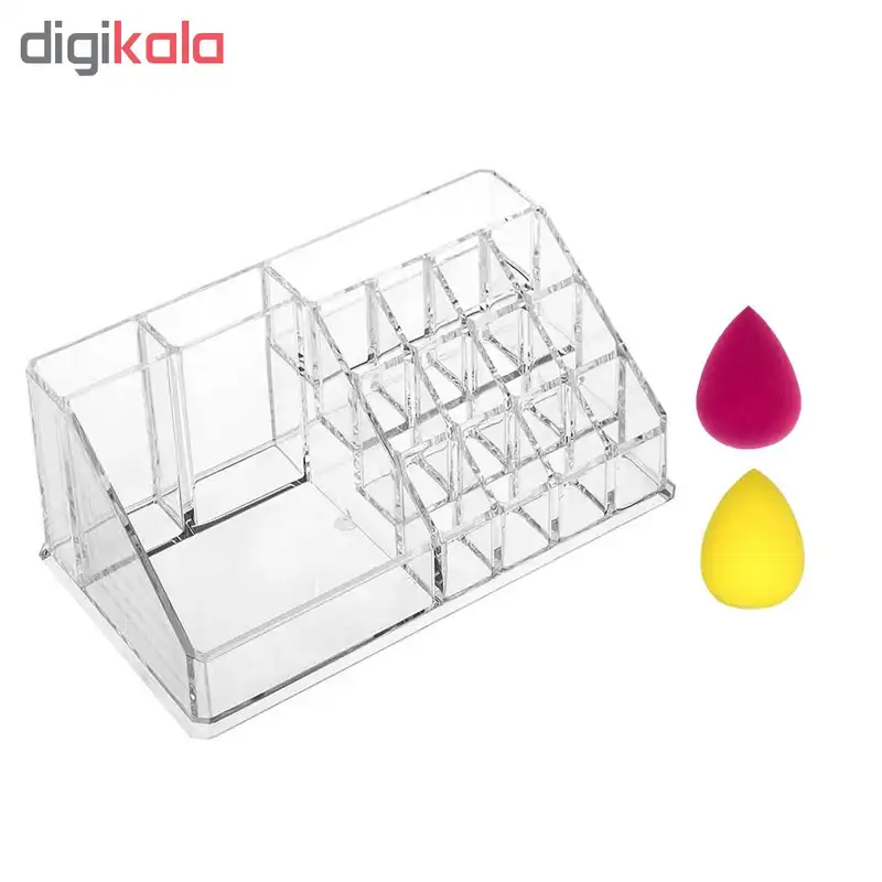 استند لوازم آرایشی مدل چیکا به همراه پد آرایشی کد 120 بسته 2 عددی