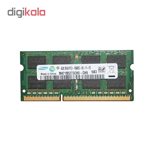 رم لپ تاپ DDR3 تک کاناله 1333 مگاهرتز 10600s سامسونگ مدل M471B5273CH0-CH9 ظرفیت 4 گیگابایت