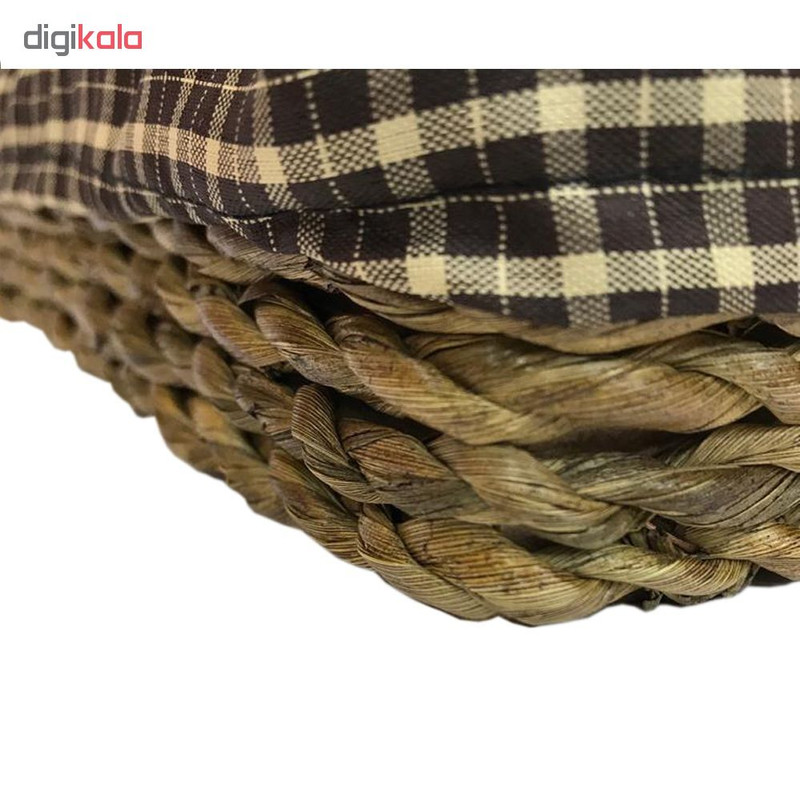 سبد نان طرح حصیری کد 4512 مجموعه 2 عددی