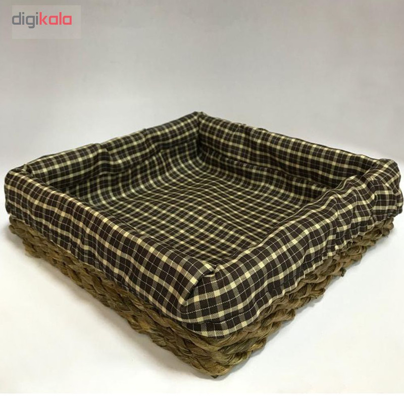 سبد نان طرح حصیری کد 4512 مجموعه 2 عددی