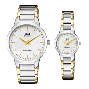 ست ساعت مچی عقربه ای زنانه و مردانه کیو اند کیو کد qa42j401y
