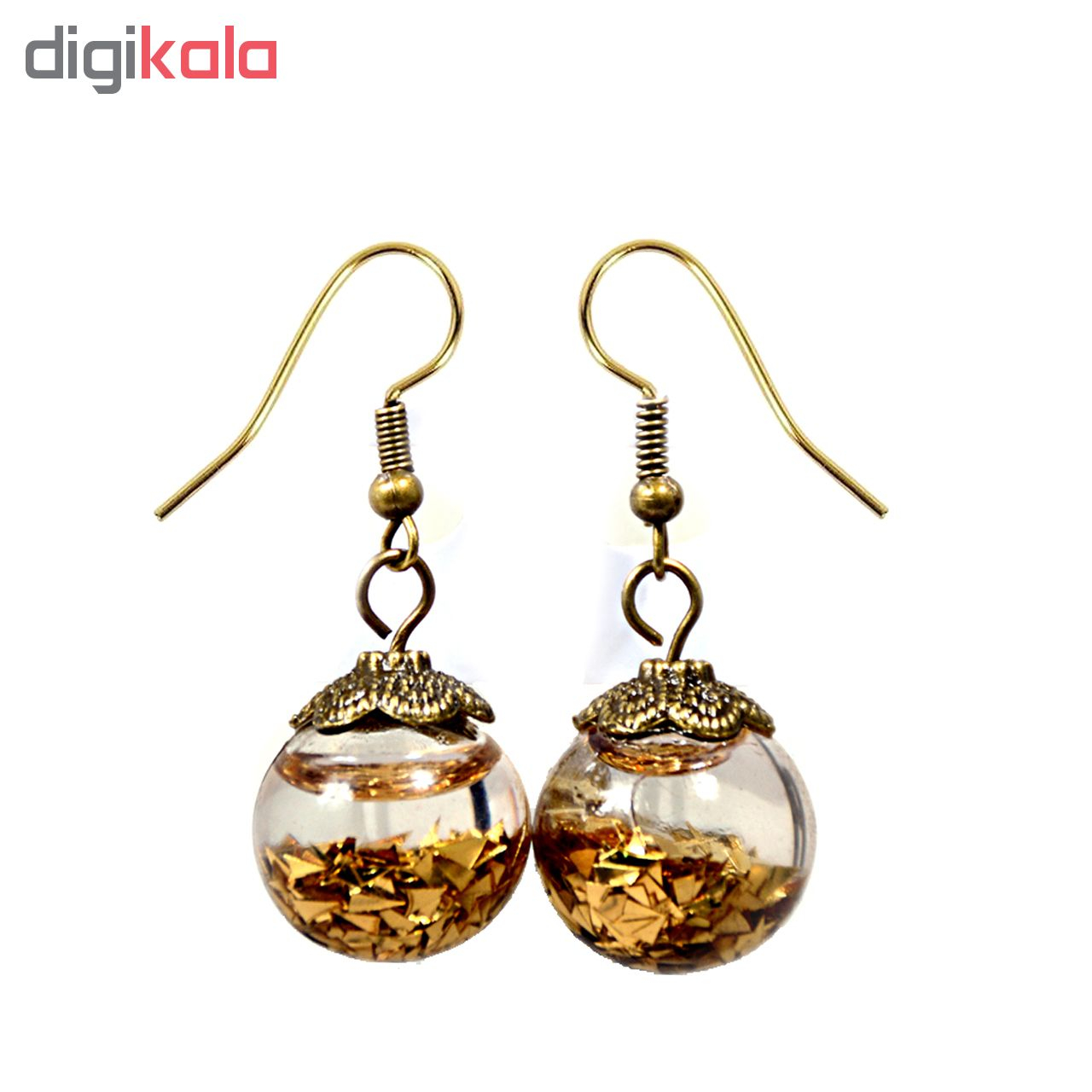 گوشواره طلا 24 عیار زنانه کد 1327