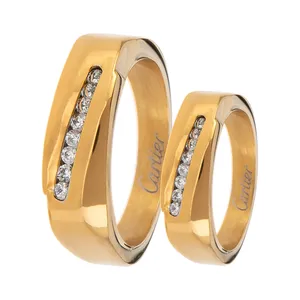 ست انگشتر زنانه و مردانه  مون لایت کد R2205