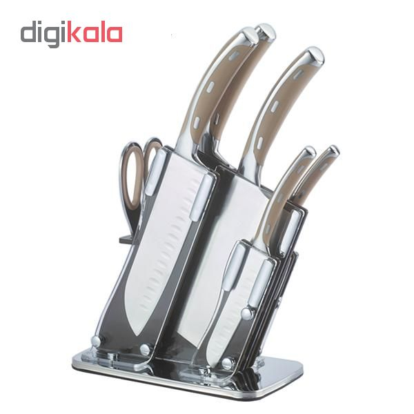 سرویس چاقو اشپزخانه 7 پارچه جی فی نی مدلG01