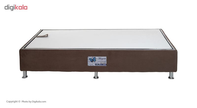 تخت خواب یک نفره آسایش باکس مدل AKA142 سایز 200 × 120سانتی متر