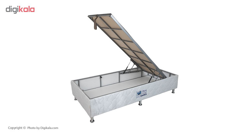 تخت خواب یک نفره آسایش باکس مدل AKA142 سایز 200 × 120سانتی متر