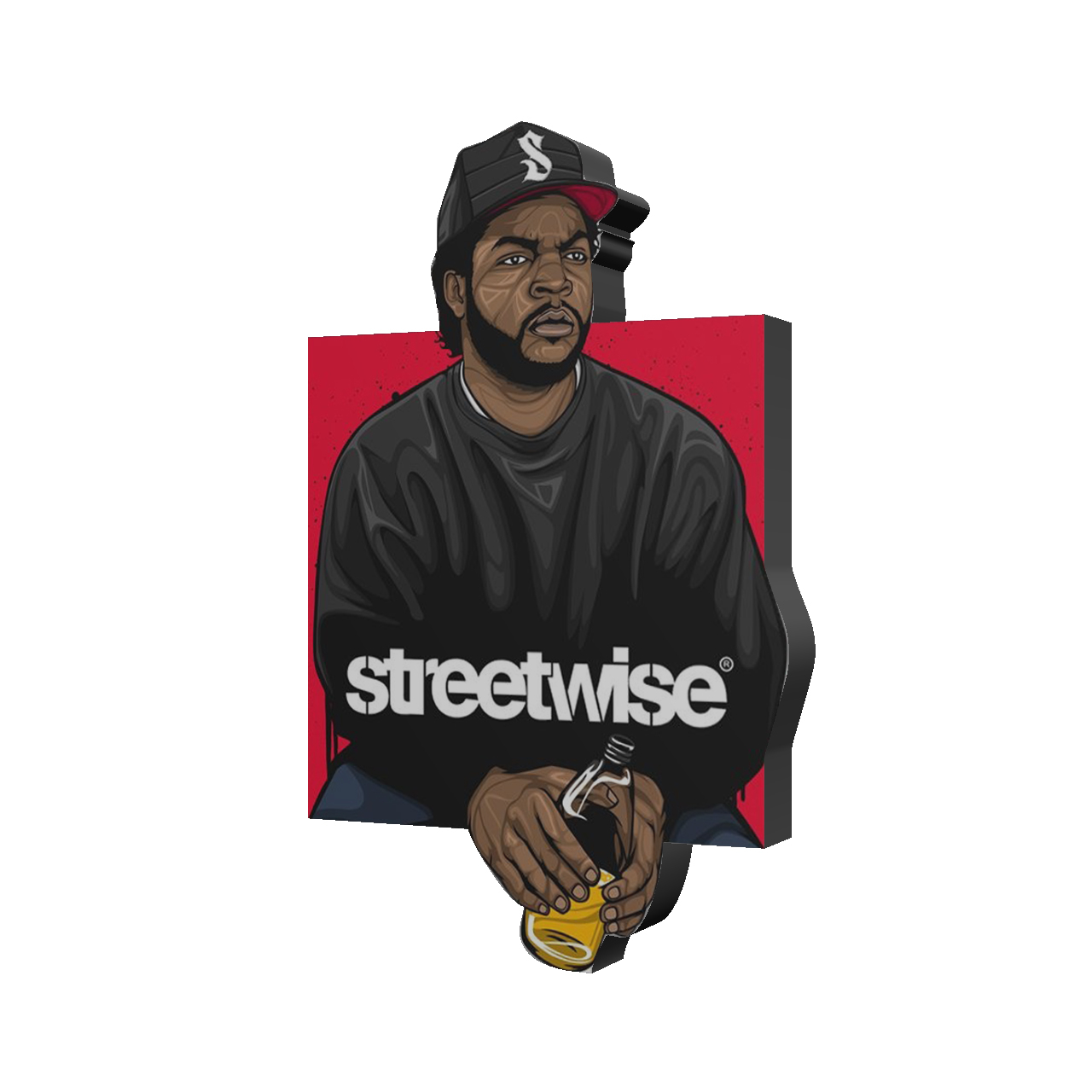 استیکر طرح Ice Cube کد 271