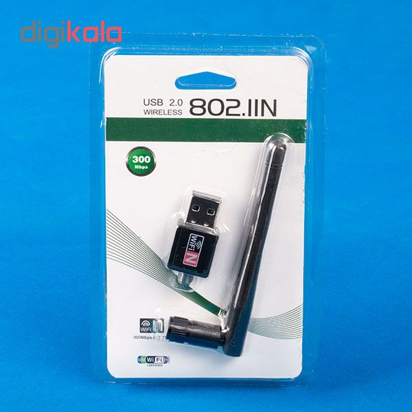 کارت شبکه usb بی سیم مدل 802.300Mbps 2