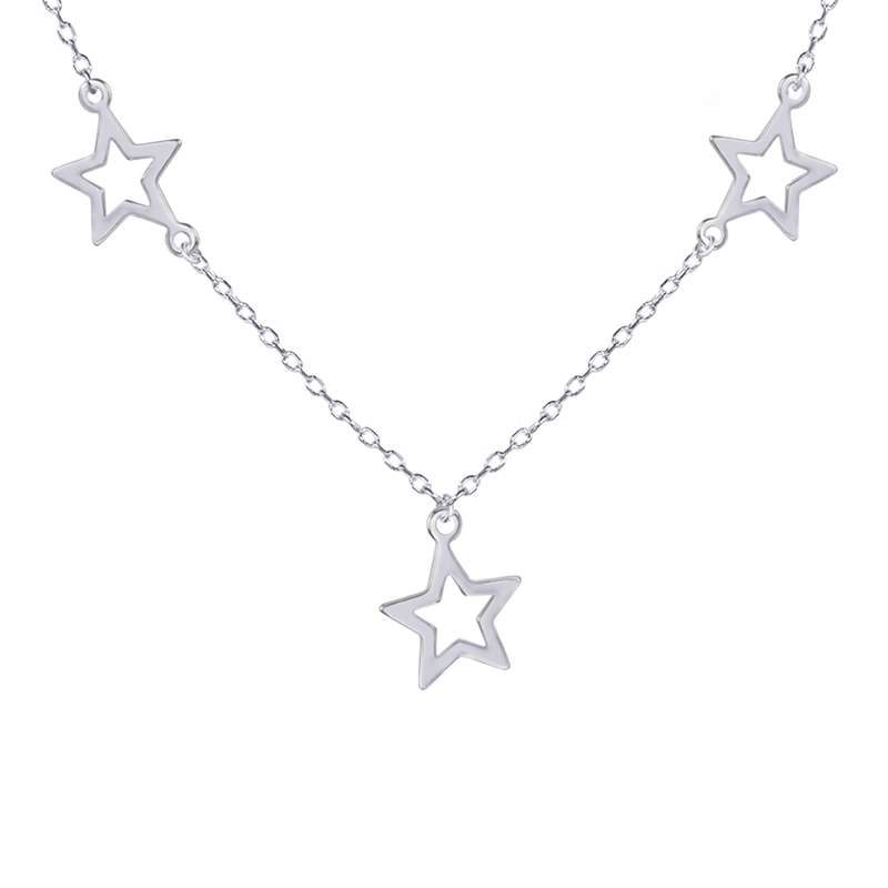 گردنبند نقره زنانه اقلیمه کد GN330 گردنبند نقره زنانه اقلیمه کد GN330