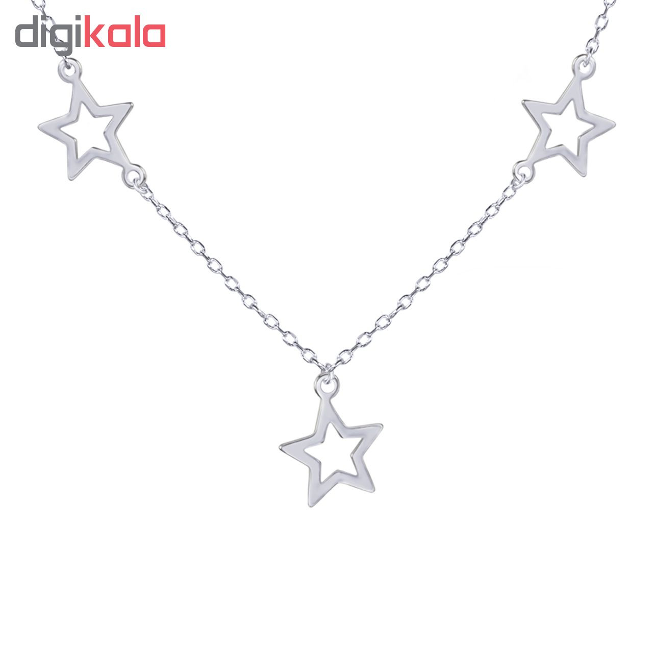 گردنبند نقره زنانه اقلیمه کد GN330 گردنبند نقره زنانه اقلیمه کد GN330