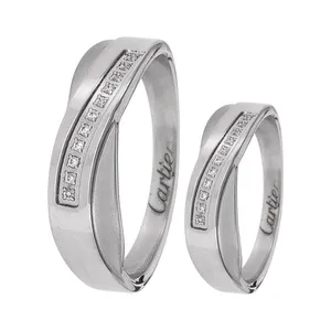 ست انگشتر زنانه و مردانه  مون لایت کد R2229