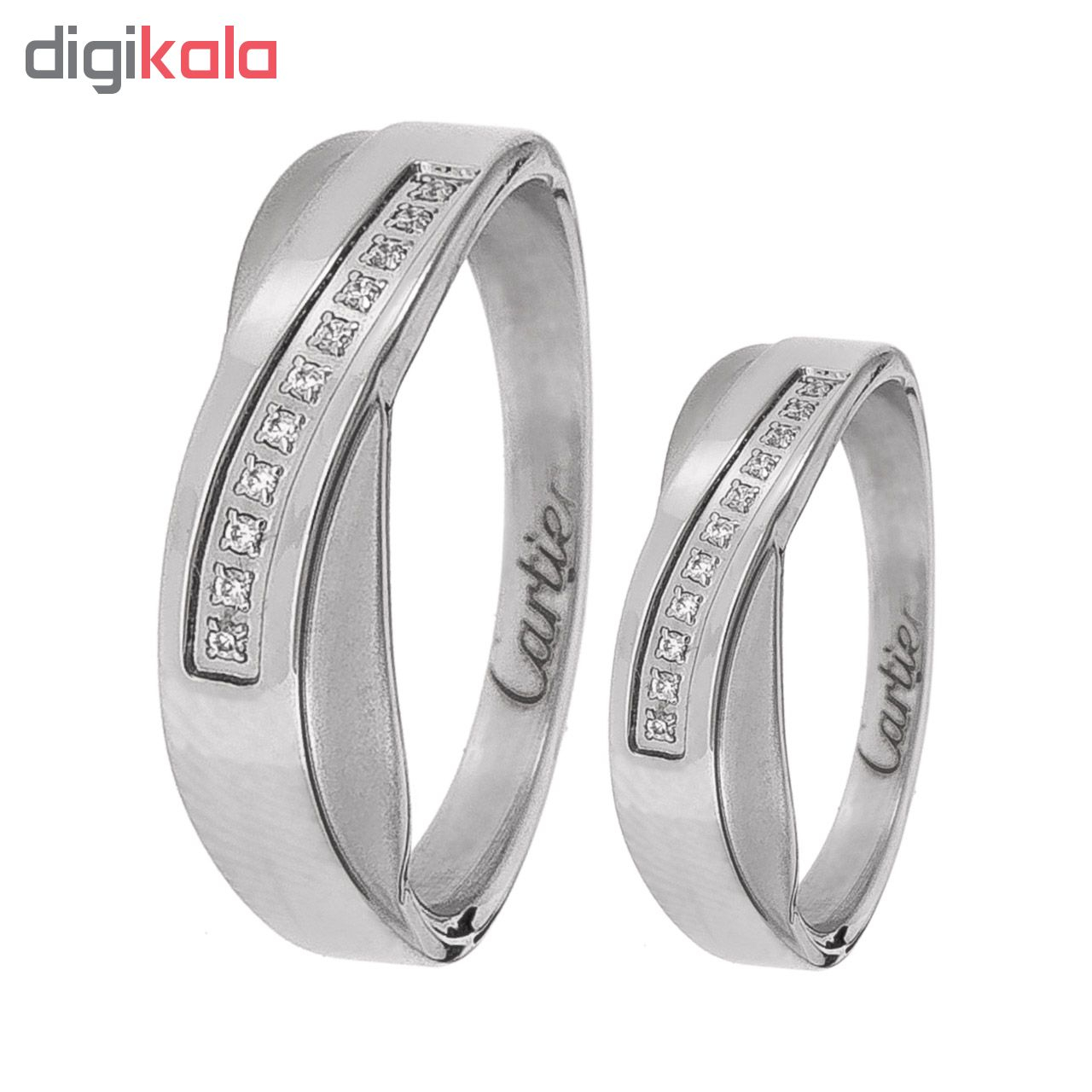 ست انگشتر زنانه و مردانه مون لایت کد R2229