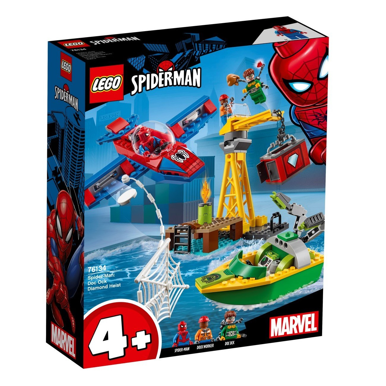 لگو سری Spider Man مدل ِDiamond Heist 76134
