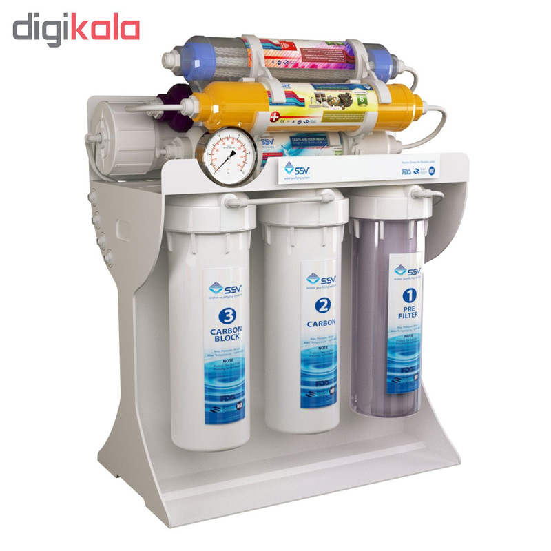دستگاه تصفیه کننده آب اس اس وی مدل UltraPro X800 به همراه فیلتر دستگاه تصفیه کننده آب بسته 3 عددی
