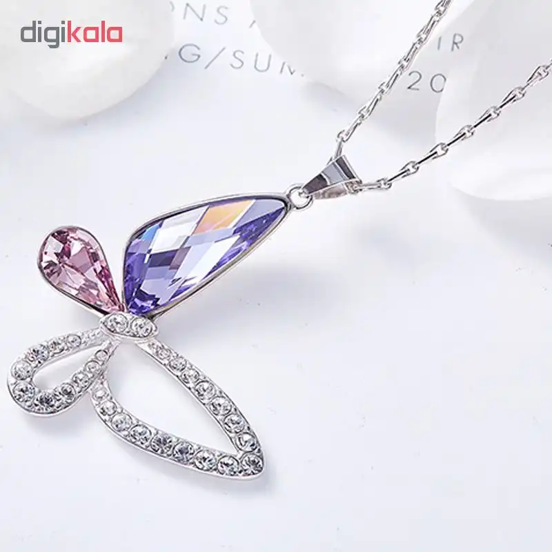 گردنبند نقره زنانه شهر جواهر کد SJ-C-N023