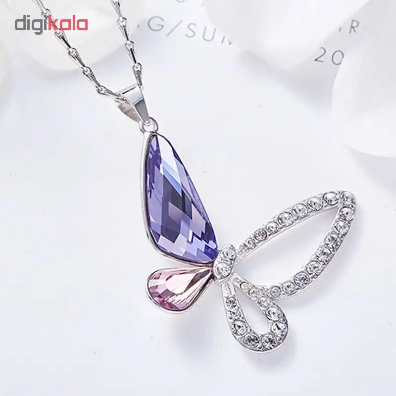 گردنبند نقره زنانه شهر جواهر کد SJ-C-N023