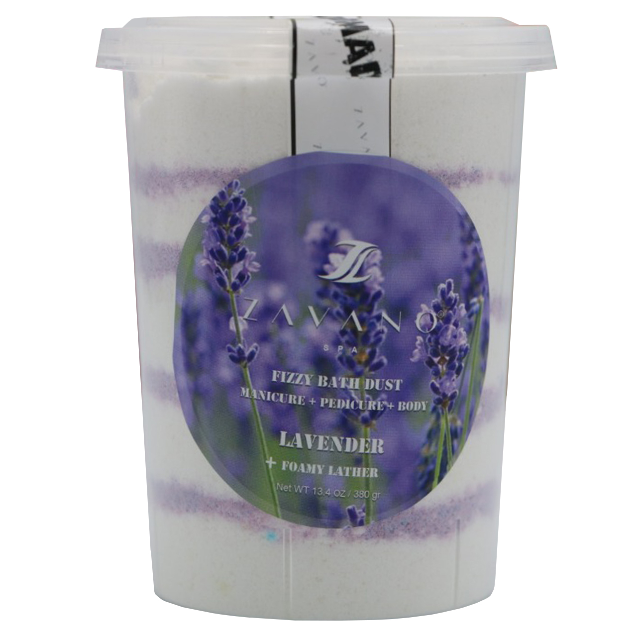 پودر مانیکور و پدیکور زاوانو مدل Lavender وزن 380 گرم