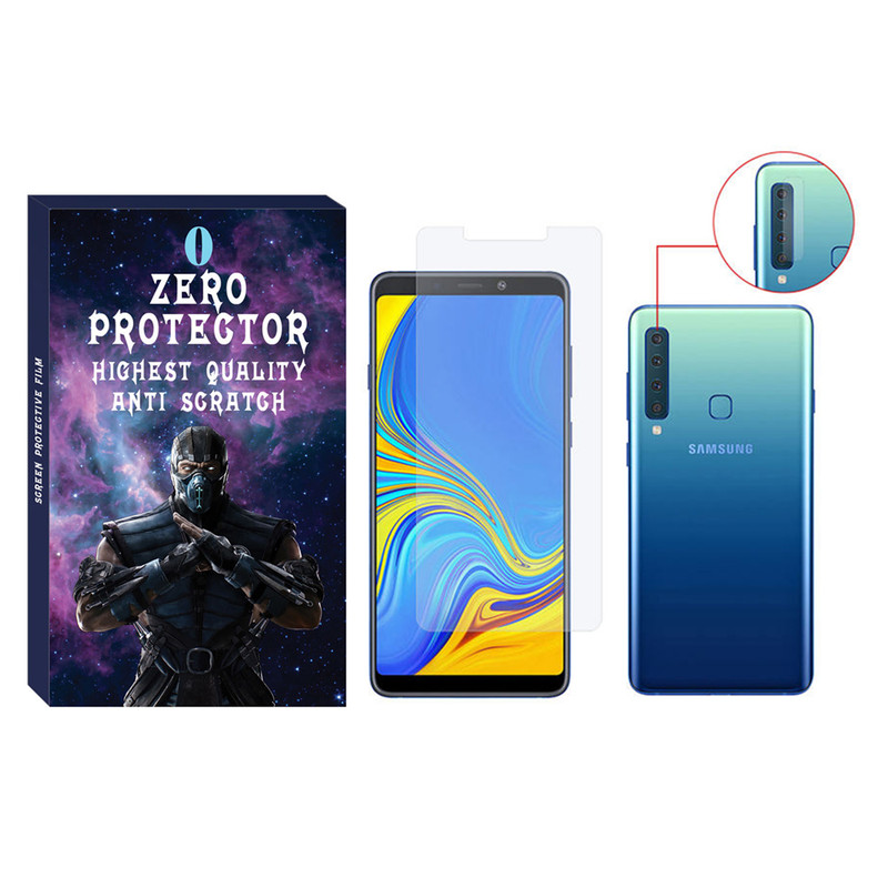  محافظ صفحه نمایش زیرو مدل SDHZ-01 مناسب برای گوشی موبایل سامسونگ Galaxy A9 2018 به همراه محافظ لنز