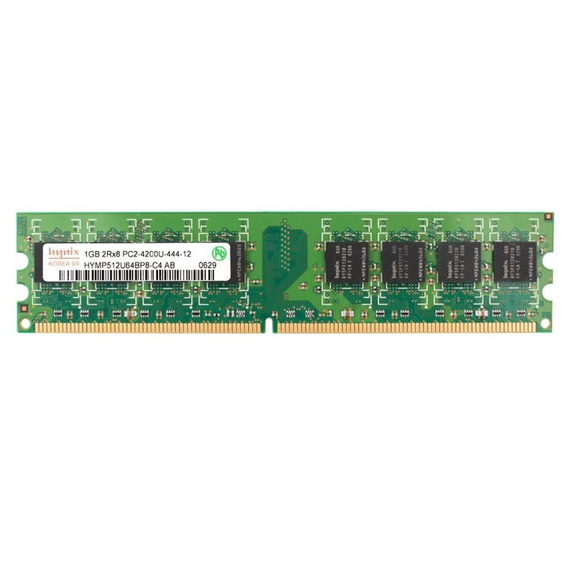 رم دسکتاپ DDR2 تک کاناله 533 مگاهرتز CL4 هاینیکس مدل HYMP512U64BP8-C4-AB ظرفیت 1 گیگابایت