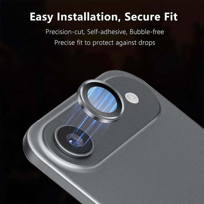 محافظ لنز دوربین فلزی مسیر مدل Cloud Whte مناسب برای گوشی موبایل اپل iPhone Air / 17 Air