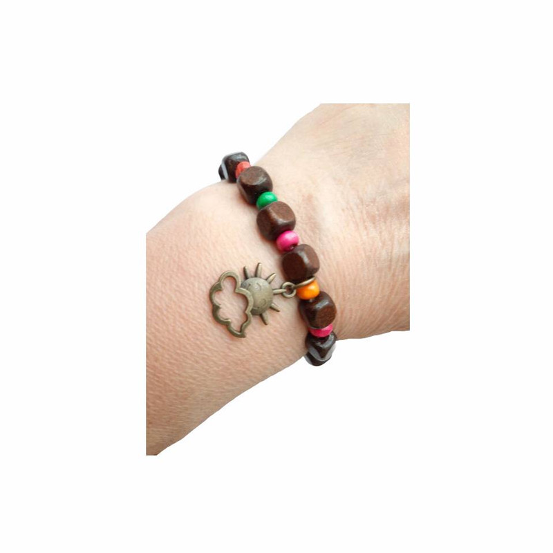 دستبند مدل خورشيد و ابر