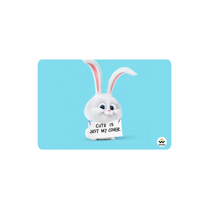 ماوس پد گیمینگ شادیت مدل خرگوش بامزه کد142 سایز37*24سانتیمتر