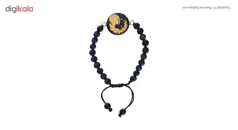 دستبند طلا 24عیار زنانه سام نورزاده طرح ماه شهریور کد 54