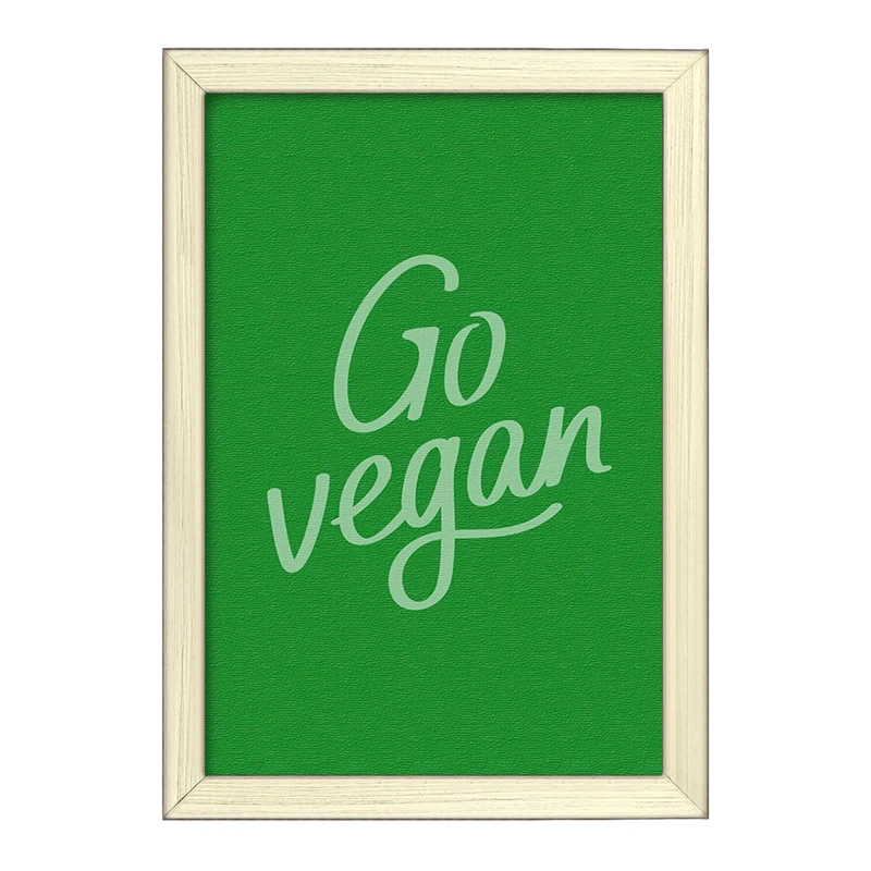 تابلو خندالو طرح وگن Vegan کد 31121