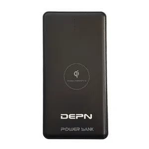 شارژر همراه بی سیم دیپن مدل GPW-6187 ظرفیت 10000 میلی آمپر ساعت