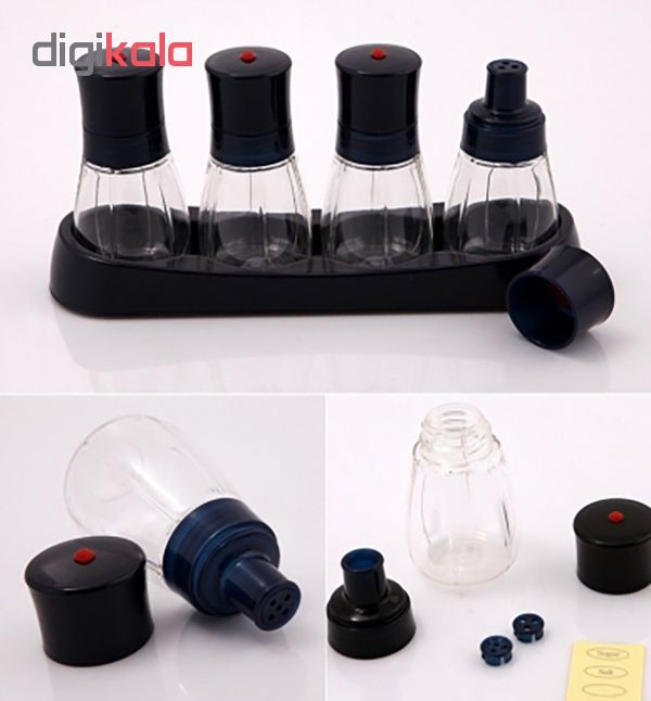 ست آبلیمو خوری و نمک پاش 5 پارچه لاک اند لاک مدل Fresh&Clean