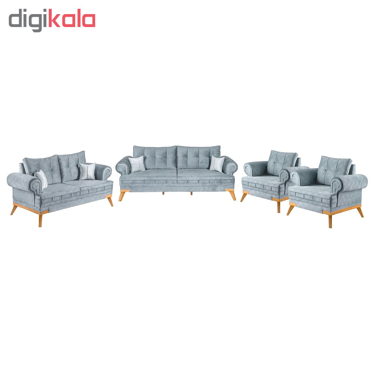 مبل راحتی هفت نفره چشمه نور کد MA-410.CR-T