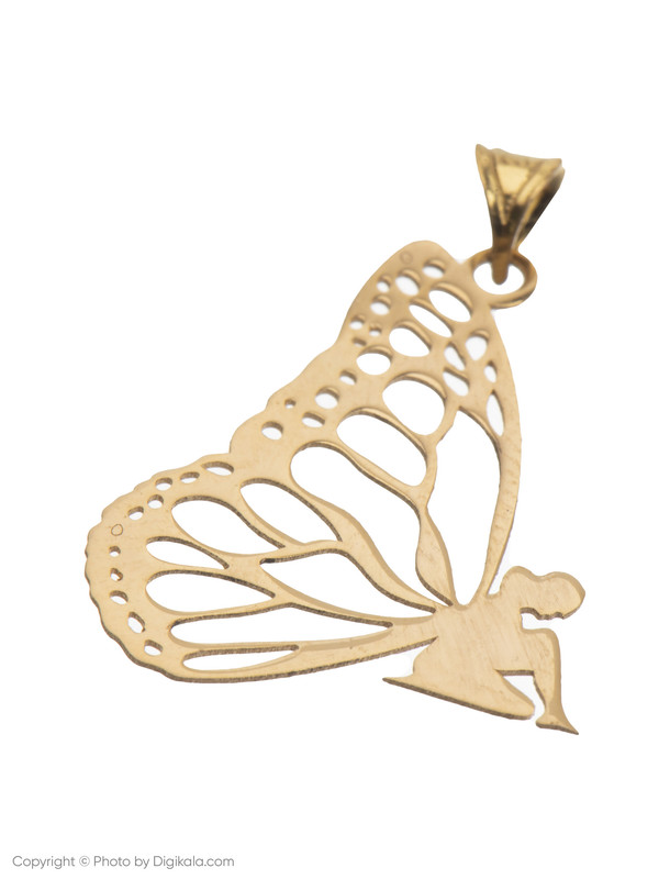 آویز گردنبند طلا 18 عیار زنانه میو گلد مدل N196 آویز گردنبند طلا 18 عیار زنانه میو گلد مدل N196