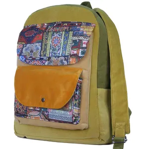 کوله پشتی  طرح کاشی کاری مدل 1201046