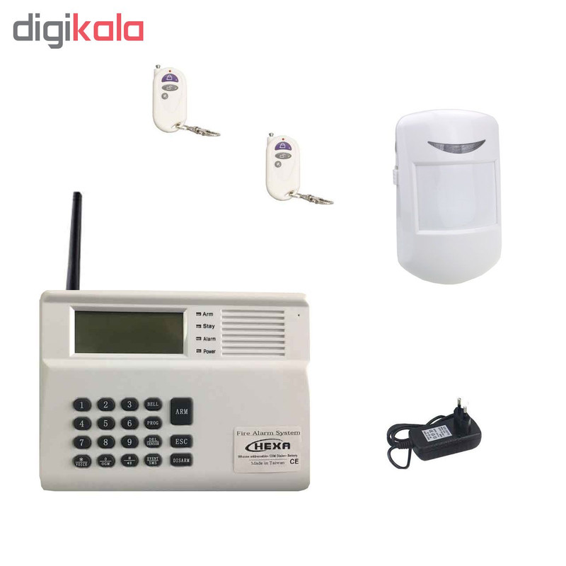 سیستم حفاظتی امنیتی دزدگیر سیم کارتی بی سیم هگزا مدل 99PG سیستم حفاظتی امنیتی دزدگیر سیم کارتی بی سیم هگزا مدل 99PG
