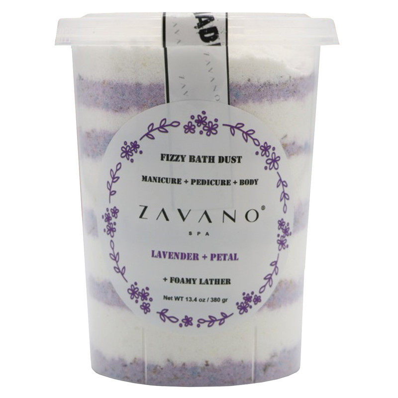 پودر مانیکور و پدیکور زاوانو مدل Lavender وزن 380 گرم
