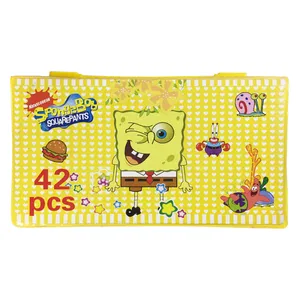 بسته لوازم‌التحریر لیدر مدل 2022-sponge-bob مجموعه 42 عددی