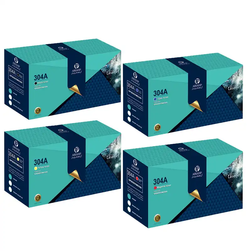 پک کامل تونر رنگی آریا اچ پی مدل 304A