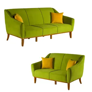 مبل راحتی پنج نفره چشمه نور کد MA-407.3+2-BR-GR-YL