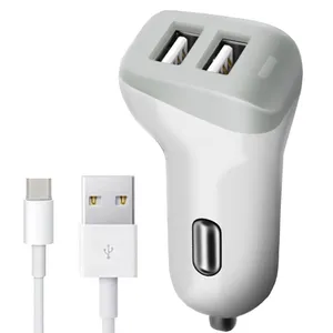 شارژر فندکی جووی مدل jc68 به همراه کابل تبدیل  USB-C 
