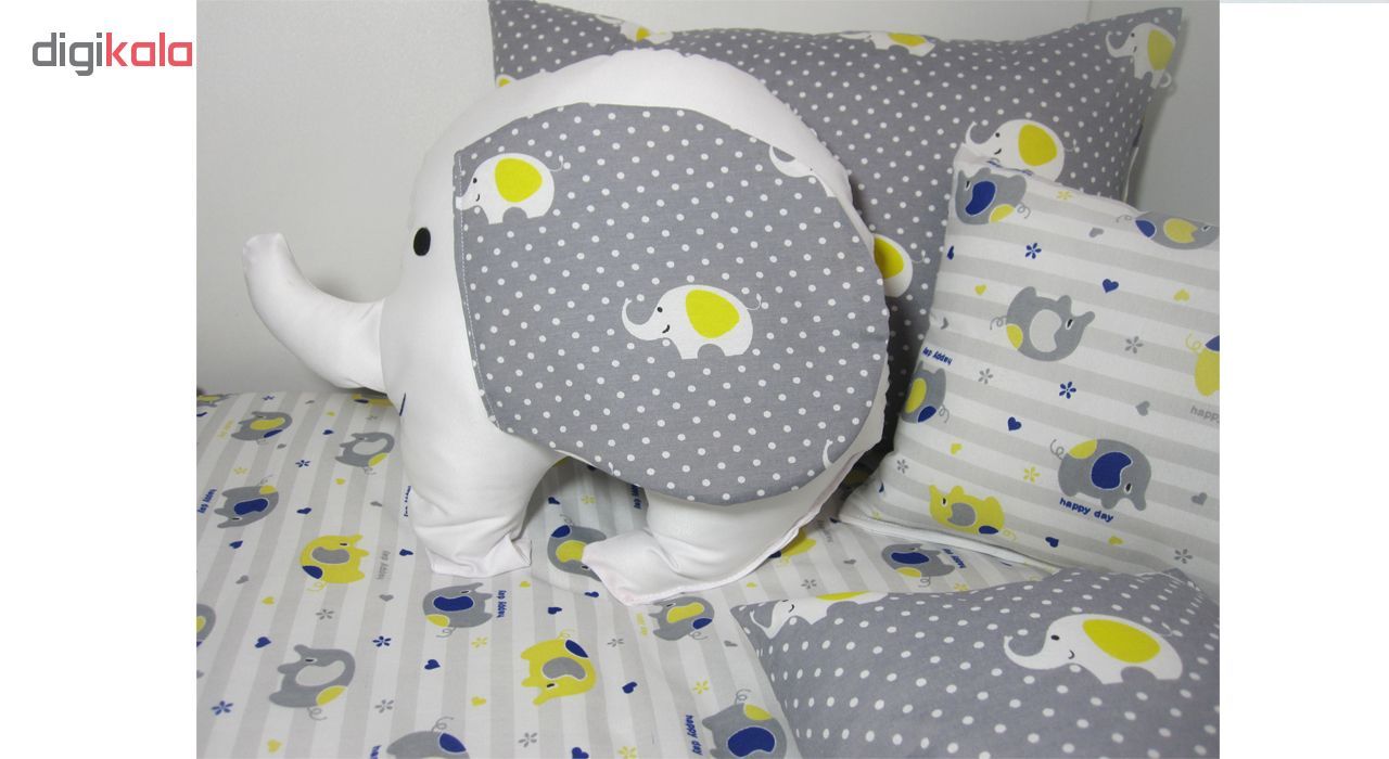 سرویس خواب 5 تکه کودک مدل Cute Elephant main 1 3