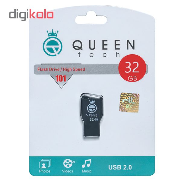  فلش مموری کوئین تک کد 101 ظرفیت 32 گیگابایت