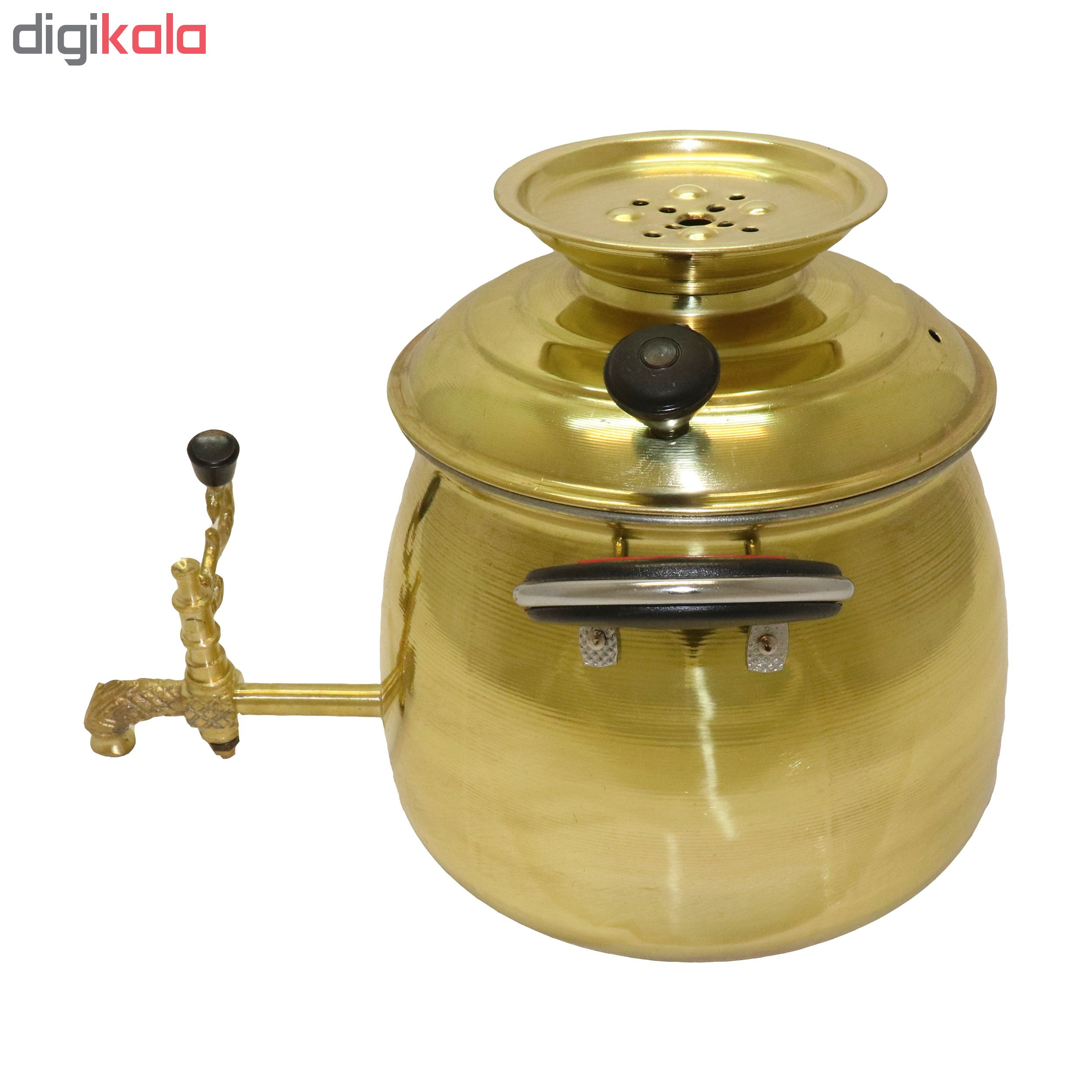 ست کتری و قوری برنجی مدل نگار کد 2