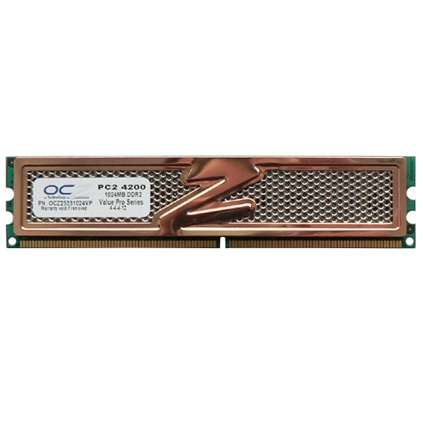 رم دسکتاپ DDR2 تک کاناله 533 مگاهرتز CL4 او سی زد مدل OCZ25331024VP ظرفیت 1 گیگابایت