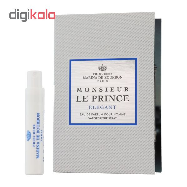 عطر جیبی مردانه پرنسس مارینا دو بوربون مدل Monsieur Le Prince Elegant حجم 1 میلی لیتر