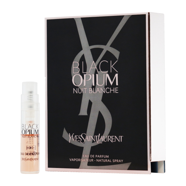 عطر جیبی زنانه ایو سن لوران مدل Black Opium Nuit Blanche حجم 1.2 میلی لیتر