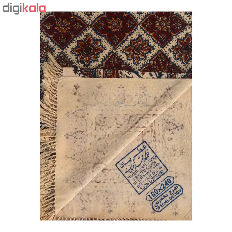 روميزي قلمكار عطريان طرح خشتي مدل G280