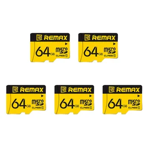 کارت حافظه microSDHC ریمکس کلاس 10 استاندارد UHS-I سرعت 80MBps ظرفیت 64 گیگابایت بسته 5 عددی